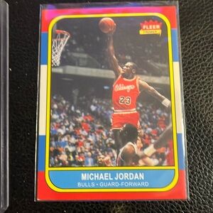 Michael Jordan 1986 Fleer rookie card REPRINT